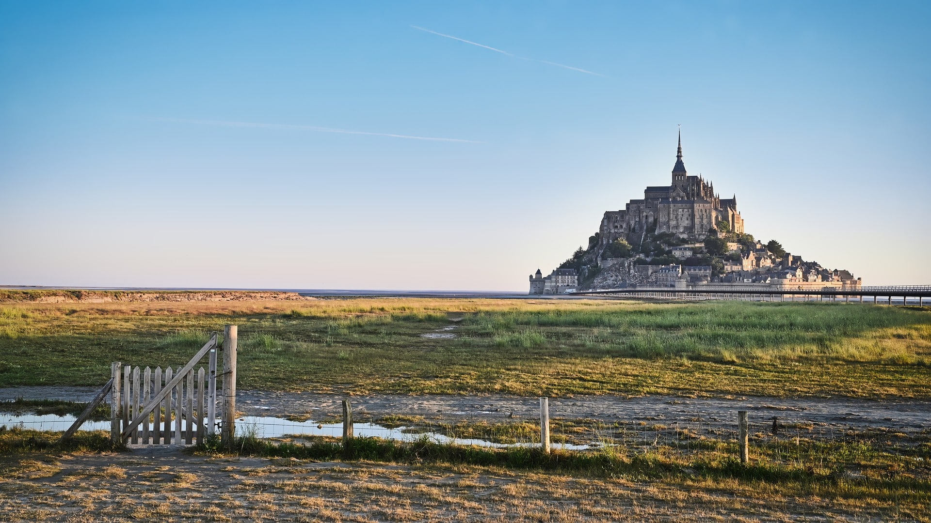 Normandie obytným autem s Michalem Sixtou Normandie - Mont Saint Michel